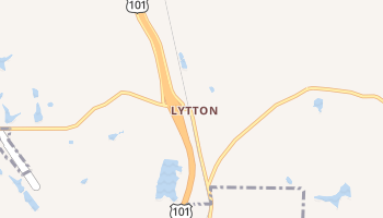 Lytton, California map