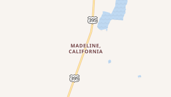 Madeline, California map