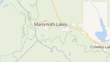 Mammoth Lakes, California map