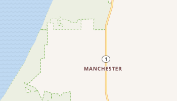 Manchester, California map