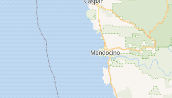 Mendocino, California map