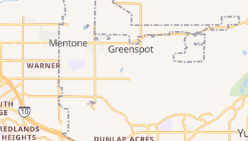 Mentone, California map