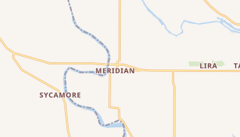 Meridian, California map