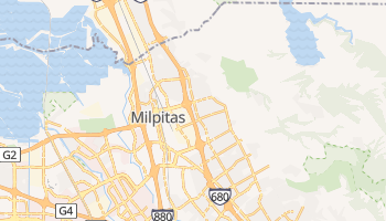 Milpitas, California map