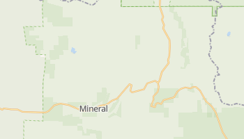 Mineral, California map