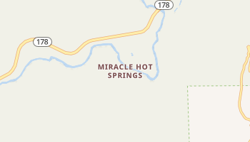 Miracle Hot Springs, California map