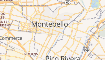 Montebello, California map