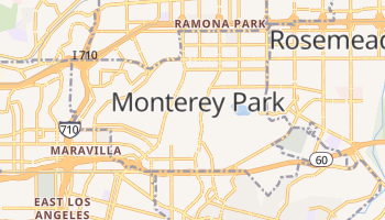 Monterey Park, California map