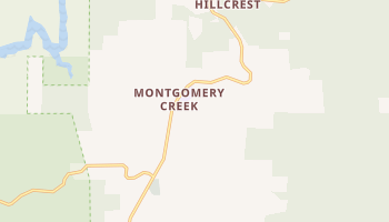 Montgomery Creek, California map