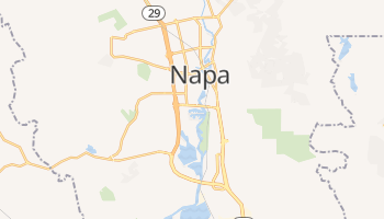 Napa, California map