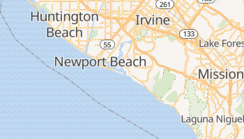 Newport Beach, California map