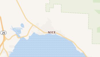 Nice, California map