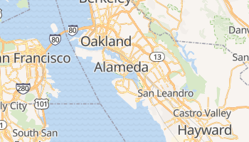 Oakland, California map
