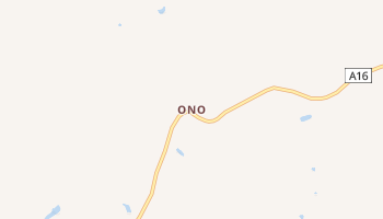 Ono, California map