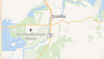 Oroville, California map