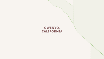 Owenyo, California map