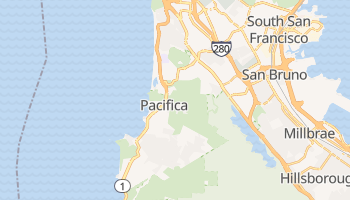 Pacifica, California map