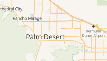 Palm Desert, California map