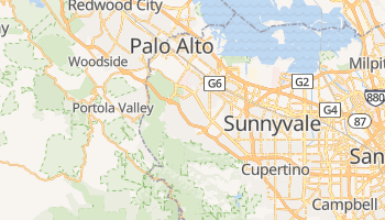 Palo Alto, California map