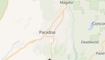 Paradise, California map