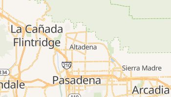 Pasadena, California map