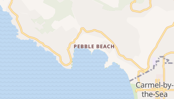 Pebble Beach, California map