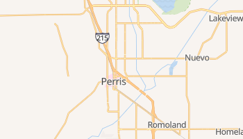 Perris, California map