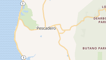Pescadero, California map