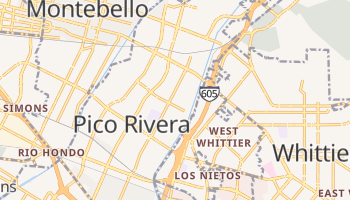 Pico Rivera, California map