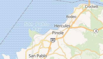 Pinole, California map