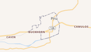 Piru, California map