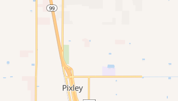 Pixley, California map