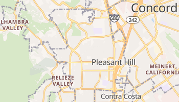 Pleasant Hill, California map