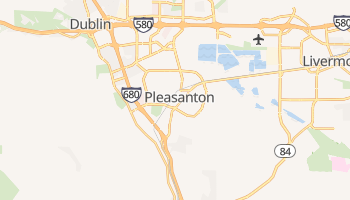 Pleasanton, California map