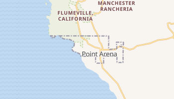 Point Arena, California map