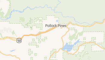 Pollock Pines, California map