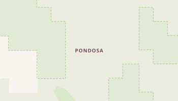 Pondosa, California map