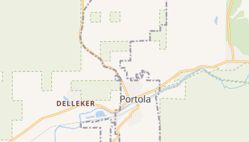 Portola, California map