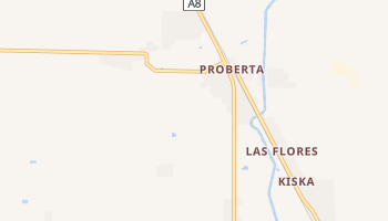 Proberta, California map