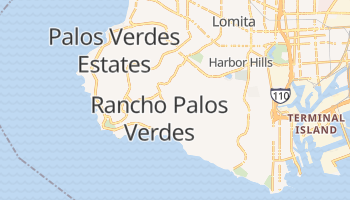 Rancho Palos Verdes, California map