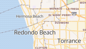Redondo Beach, California map