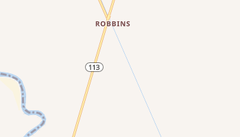Robbins, California map
