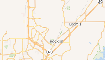 Rocklin, California map
