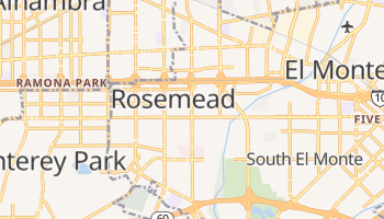 Rosemead, California map