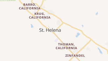 Saint Helena, California map