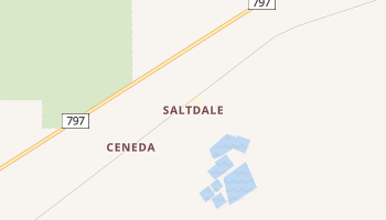 Saltdale, California map