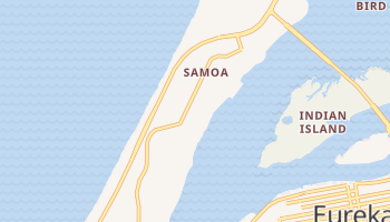 Samoa, California map