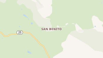 San Benito, California map
