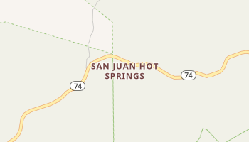 San Juan Hot Springs, California map