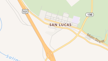 San Lucas, California map